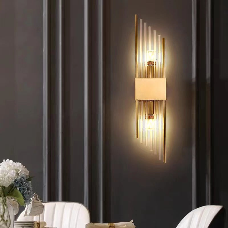 Crystal TV background wall lamp shown in the current Shopify product image