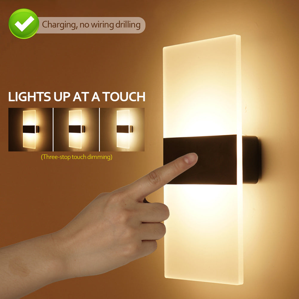 Indoor sensing USB charging wall lamp shown in the current Shopify product image