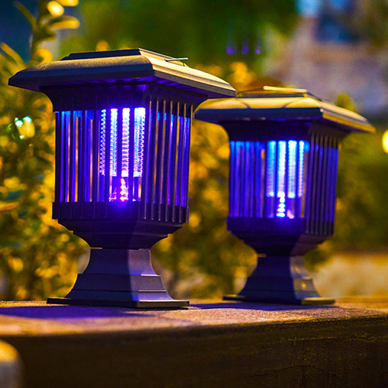 Solar outdoor mosquito lamp shown in the current Shopify product image