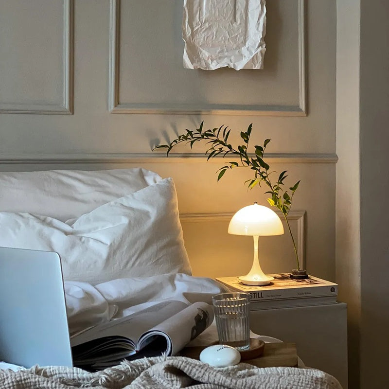 Rechargeable Nordic Mushroom Table Lamp featured in Rechargeable Mushroom Table Lamp Guide