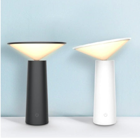 Black USB touch reading lamp from LumaNest with adjustable head