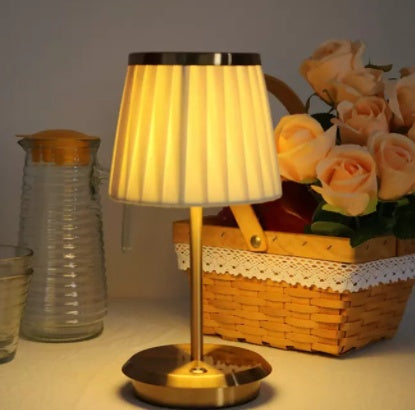 Rechargeable Antique Metal Table Lamp featured in How to Clean an Antique Metal Table Lamp
