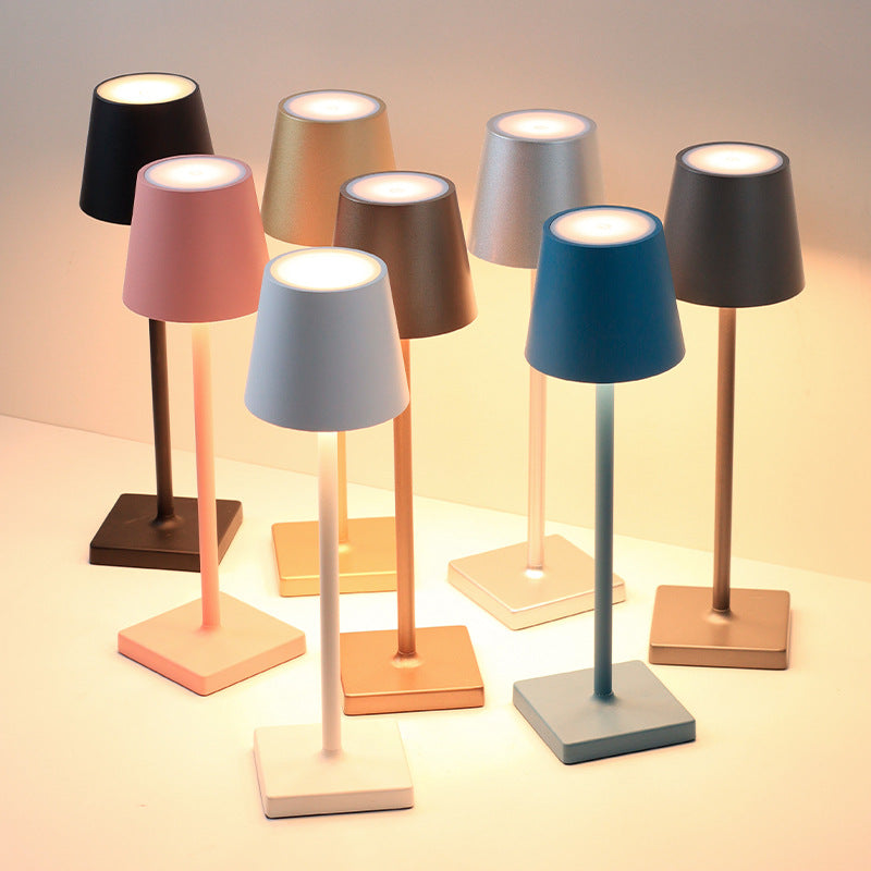 Aluminum LED Charging Table Lamp — product image for aluminum table lamp pros and cons